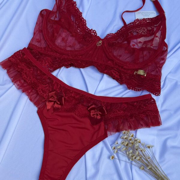 Lingerie vermelha