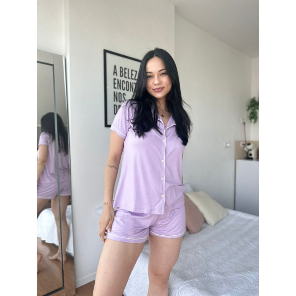Pijama Americano Lilás