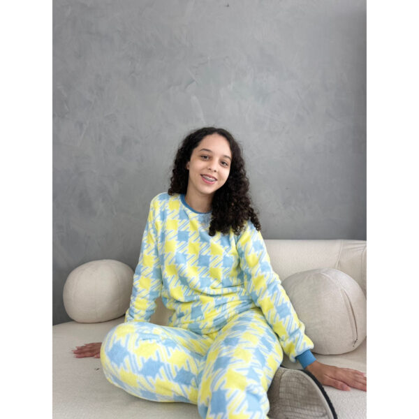 Pijama Infantil Manga Longa Fleece