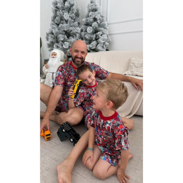 Pijama Manga Curta Homem Aranha