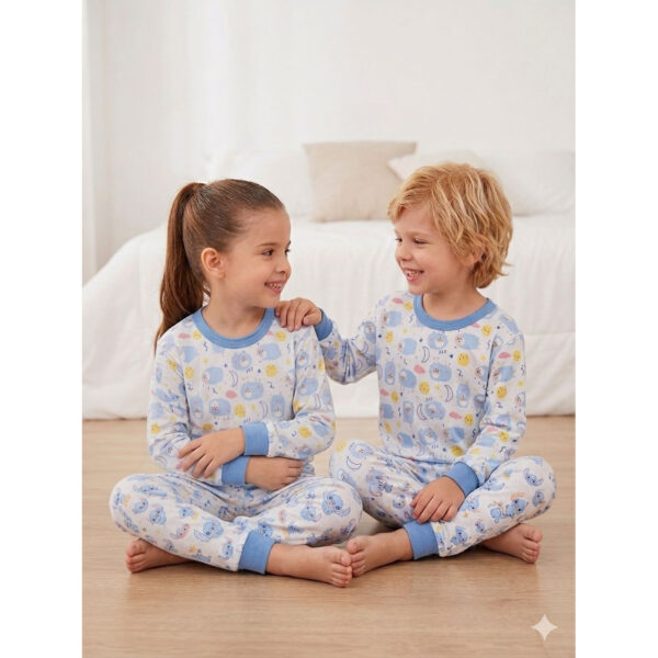 Pijama Infantil Manga Longa Moletinho