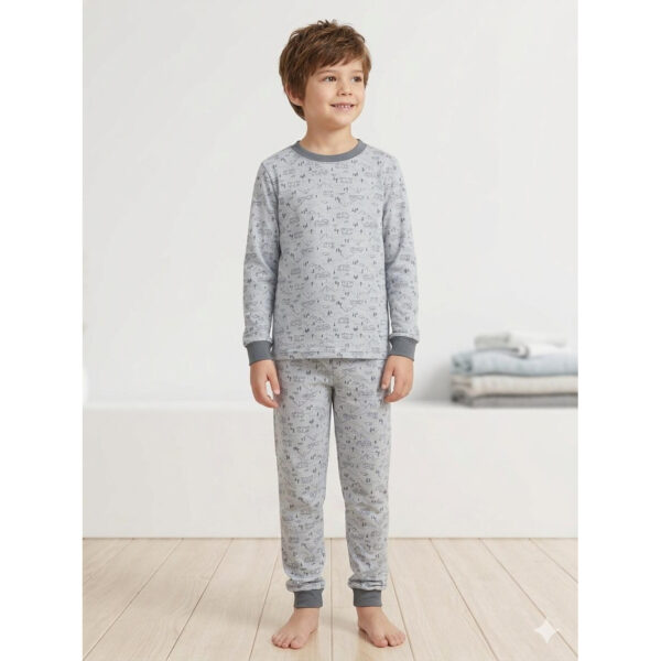 Pijama Infantil Manga Longa Moletinho