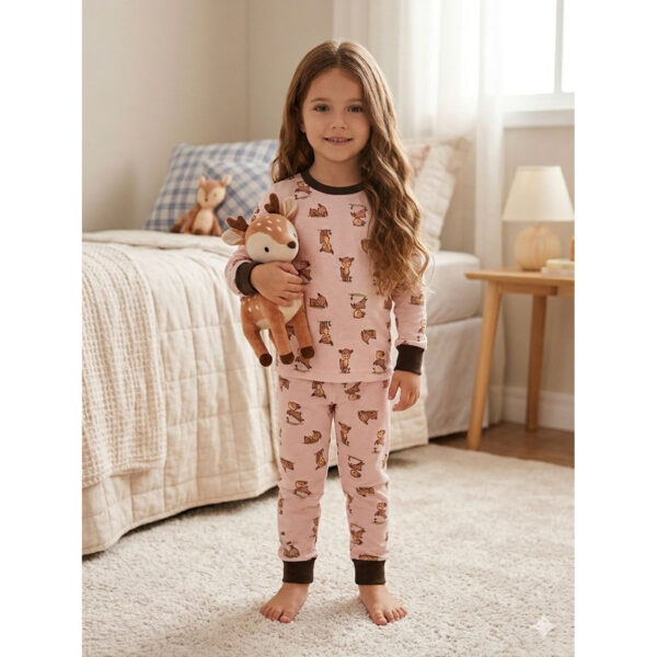Pijama Manga Longa Infantil Bambi Moletinho