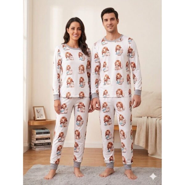 Pijama Manga Longa Jesus Adulto